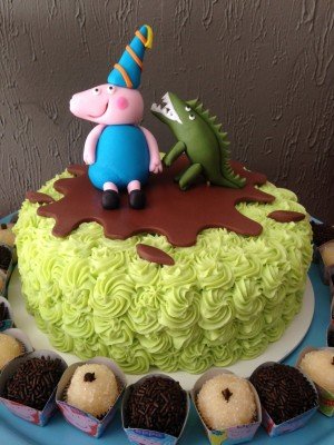 bolo george peppa pig Luana Davidsohn