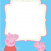 convite festa Peppa Pig