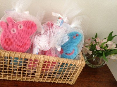 lembrancinha esponja peppa