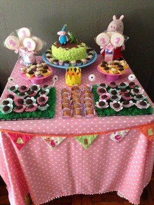 mesa festa peppa pig
