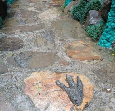 florybal pegada de dino Gramado