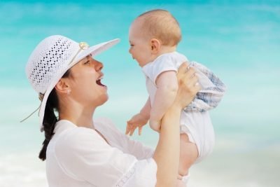 mãe e bebê