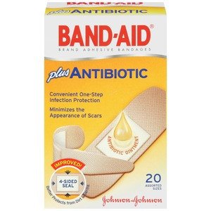 Band aid com antibiótico