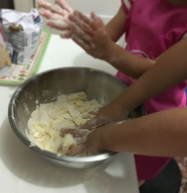 cozinhando com crianças