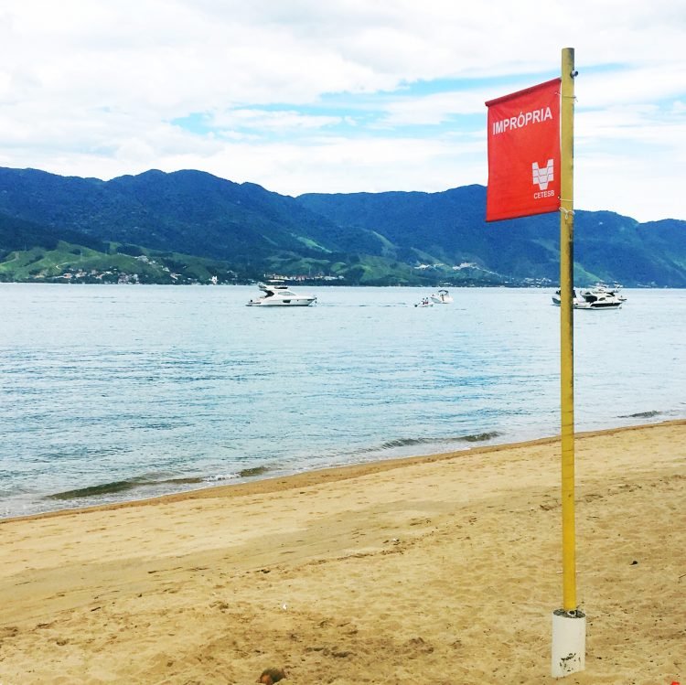 PLACA PRAIA IMPRÓPRIA