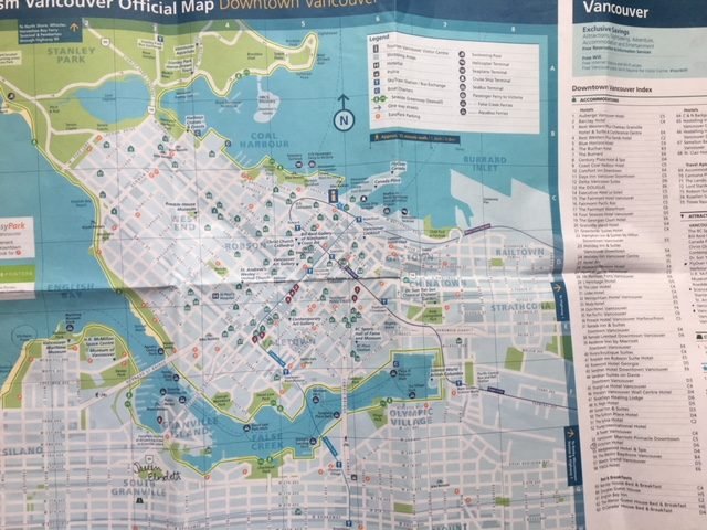 Mapa de Vancouver