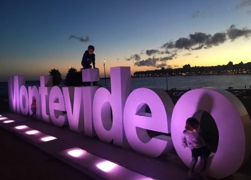 Letreiro Montevideu