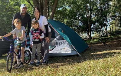 Como é acampar com crianças