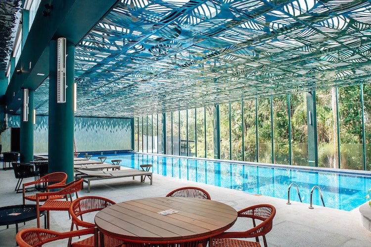 Piscina aquecida Tauá Atibaia
