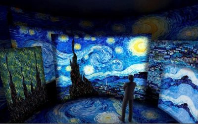Exposição imersiva Paisagens de Van Gogh no shopping Pátio Higienópolis
