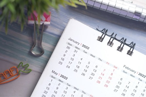 calendario 2022