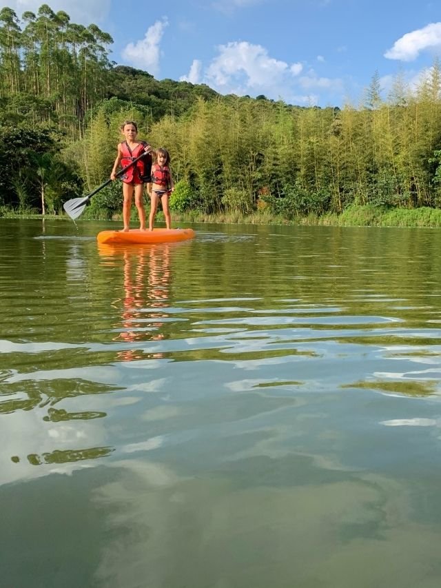 stand up paddle no lago
