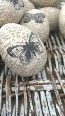 decoupage casca de ovo