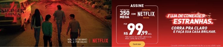 claro combo Netflix stranger things