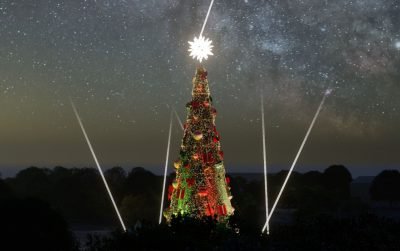 Árvore de Natal em SP e Caravana iluminada da Coca-Cola