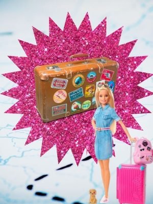 POSTER barbie pontos turísticos