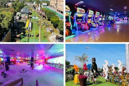 atrações do T-Rex Park Shopping D