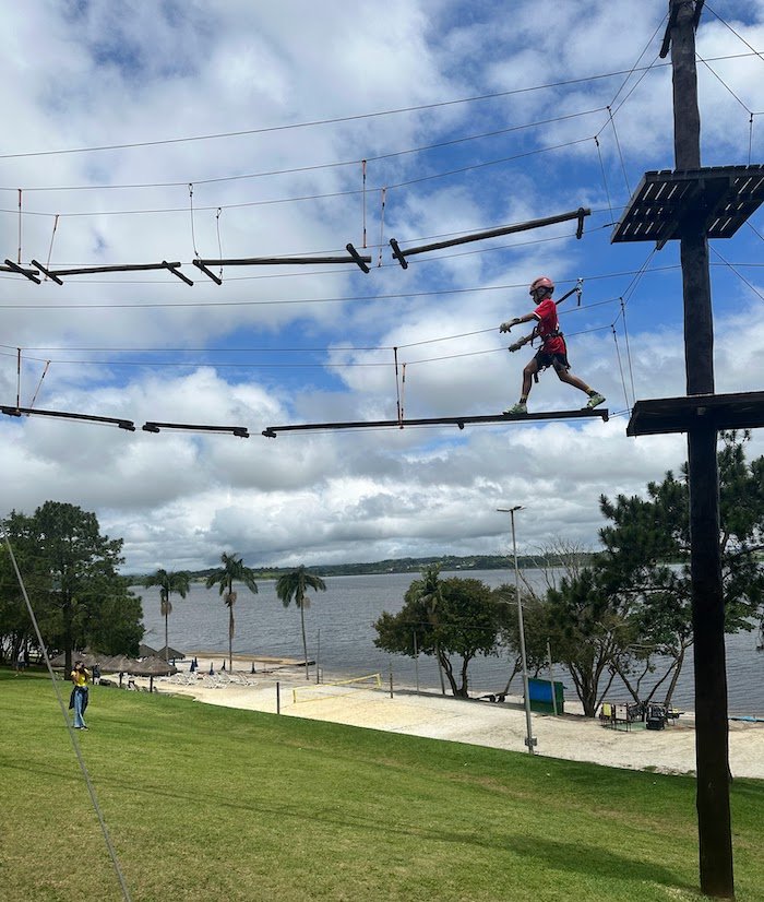 arvorismo no Club Med Lake Paradise_