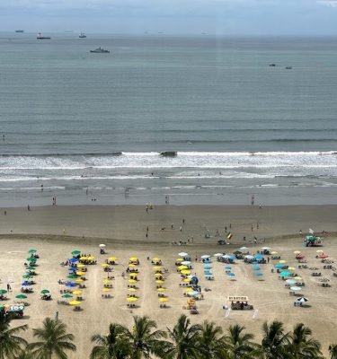 Parque Balneario Hotel vista da praia