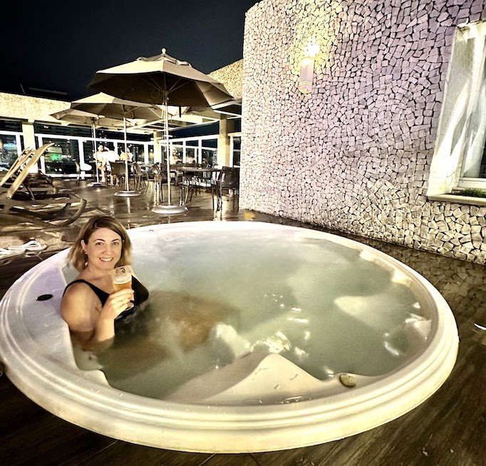 Parque Balneario Hotel jacuzzi