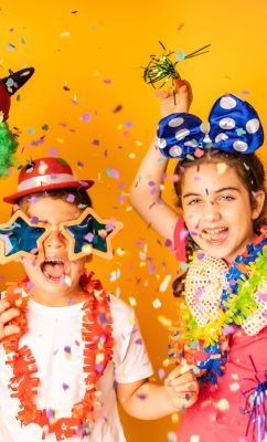 carnaval com crianças