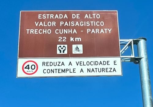 Cunha_placa da estrada trecho Cunha Paraty