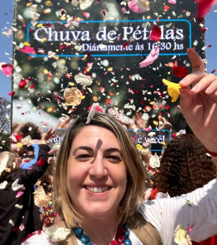 Expoflora Chuva de Petalas 