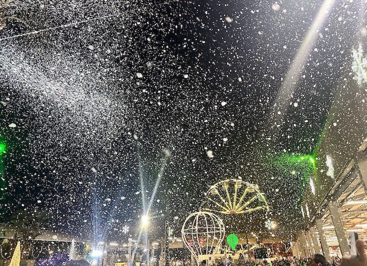 Natal de Holambra_Chuva de neve
