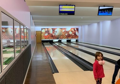 Pista de Boliche no Taua Resorte Atibaia