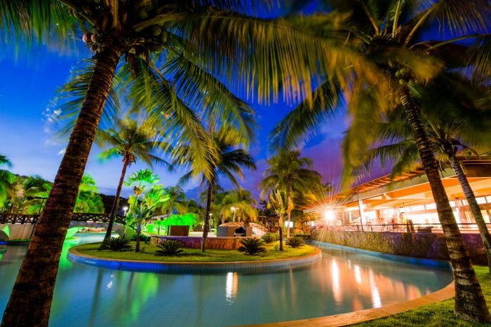 piscina do Blue Tree Thermas de Lins