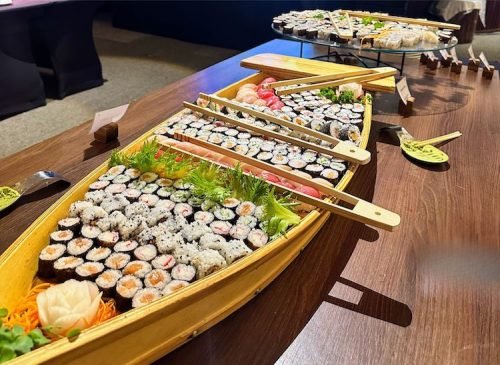 Jantar temático japonês no Blue Tree Thermas de Lins