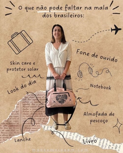 O que não pode faltar na mala de viagem dos brasileiros