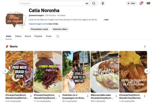 Canal Catia Noronha YouTube