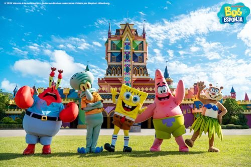 BOB-ESPONJA nova area no Beto Carrero World