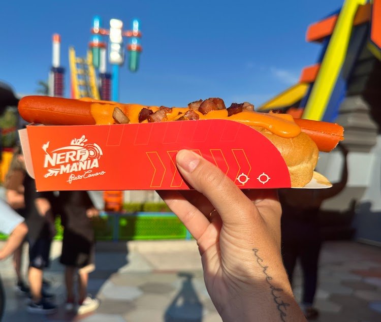 Beto Carrero alimentação no parque Hot Dog Nerf