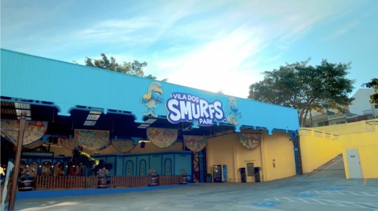 Vila dos Smurfs Park entrada